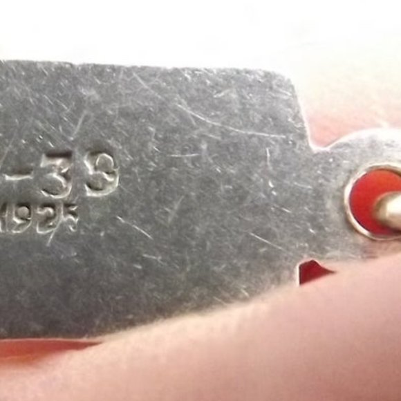 Vintage Amber Bracelet w/ Occlusions in 925 Silver - Picture 7 of 8